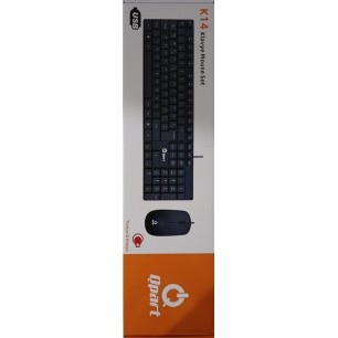 Qpart K14 Klavye Mouse Set USB